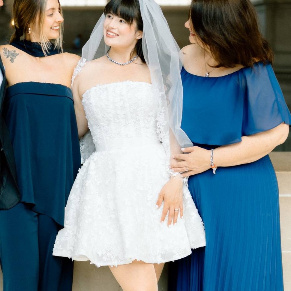 By Watters Mini Wedding Dress - Picture 4 of 4